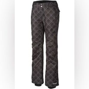 Columbia Ski Plaid Patterned Pants Waterproof and Insulated